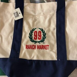 99 Ranch Blue Mini Tote Bag with Logo